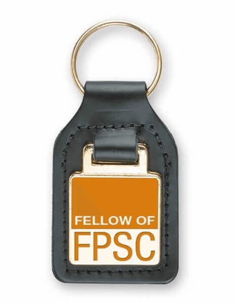 color filled keychain