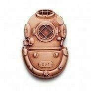 bronze 3d ocean themed minted coin